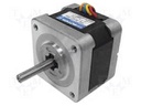 Motor: DC; 2-phase,bipolar,stepper; 24VDC; step 0,9°; 0.48Nm; 2A