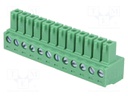 Pluggable terminal block; 3.81mm; ways: 12; straight; plug; female