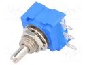 Potentiometer: shaft; single turn; 10kΩ; ±20%; 500mW; logarithmic