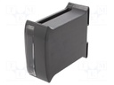 Enclosure: for DIN rail mounting; ABS