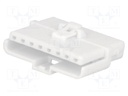 Plug; wire-wire; hermaphrodite; Ditto; 3mm; PIN: 8; w/o contacts