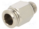 Push-in fitting; straight; 1/8"; -0.99÷20bar; 8mm