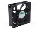 Fan: DC; axial; 12VDC; 92x92x25mm; 110.4m3/h; 41.6dBA; Vapo; 3900rpm