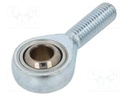 Ball joint; 10mm; M10; left hand thread,outside; steel