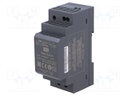 Power supply: DC/DC; 30W; 15VDC; 2A; 9÷36VDC; Mounting: DIN; 120g