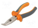 Pliers; for gripping and cutting,curved,universal; 160mm