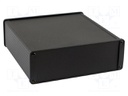 Enclosure: shielding; X: 165mm; Y: 160mm; Z: 55mm; aluminium; black