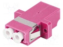 Transition: adapter; OM4; LC/UPC,both sides; 50/125um; -40÷85°C