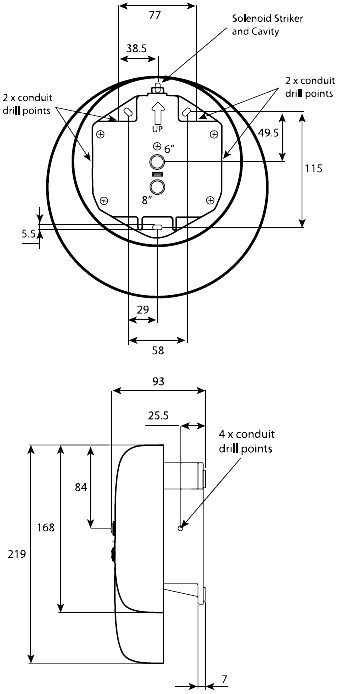 Signaller: sound; bell; 85÷280VDC; 85÷280VAC; 106dB; A6BM; IP66