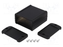 Enclosure: multipurpose; TEKAM; X: 60mm; Y: 70mm; Z: 31mm; aluminium