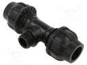 Splice terminal: clamping; for PE pipes; Plast; Medium: water