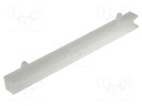 Guide; polyamide; natural; A: 81mm; B: 60mm; Mounting: snap fastener