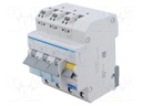 RCBO breaker; Inom: 16A; Ires: 30mA; Max surge current: 250A; DIN