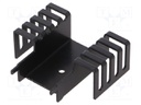Heatsink: extruded; U; TO218,TO247; black; L: 46.2mm; W: 51mm; H: 19mm