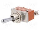 Switch: toggle; Pos: 2; SPDT; ON-ON; 15A/250VAC; 15A/30VDC; -25÷85°C