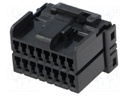 Connector: wire-board; .040 MULTILOCK; plug; female; w/o contacts