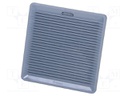 Fan: AC; axial; 230VAC; 195÷295m3/h; 56dBA; ball; IP54; grey