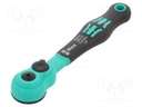 Wrench: rattle; 1/4"; Zyklop Comfort; narrow profile; 144mm