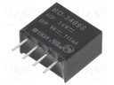 Converter: DC/DC; 1W; Uin: 21.6÷26.4V; Uout: 9VDC; Iout: 111mA; SIP4