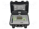 Meter: grounding resistance; IP54; 4kg; Interface: USB; 25V,50V