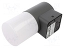 With motion detector; CORTA; IP44; Lamp: garden luminaire; 25W