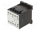 Contactor: 4-pole; NC x2 + NO x2; 24VDC; 9A; BG; screw terminals