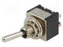 Switch: toggle; Pos: 2; DPDT; ON-(ON); 3A/250VAC; -25÷85°C; 20mΩ