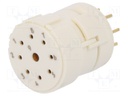 Connector: M23; PIN: 9(1+8); female; THT; 200V; Inom 1: 20A