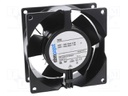 Fan: AC; axial; 230VAC; 92.5x92.5x38mm; 67m3/h; 32dBA; 2300rpm