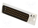 D-Sub; PIN: 50; plug; male; stamped and formed contacts; soldering