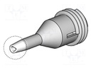 Nozzle: desoldering; 0.8x1.3mm; Features: for cleaning pads