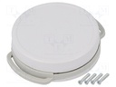 Enclosure: multipurpose; Z: 13mm; light grey; V: with holder