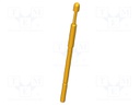 Test needle; Operational spring compression: 4mm; 5A; Ø: 2mm; 0.8N