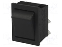ROCKER; DPST; Pos: 2; OFF-ON; 16A/250VAC; black; none; Body: black