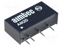 Converter: DC/DC; 2W; Uin: 10.8÷13.2V; Uout: 12VDC; Uout2: -12VDC