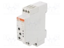 Timer; 0,05s÷100h; SPDT x2; 12÷240VAC; 12÷240VDC; DIN; -20÷60°C