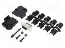 D-Sub; PIN: 9; female; unshielded; angled 45°; screw terminal