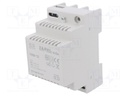 Transformer: mains; 15VA; 230VAC; 12V; Leads: screw terminals; DIN
