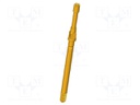 Needle-like test probe; Operational spring compression: 2.4mm