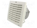 Fan: AC; axial; 115VAC; 215x142x176mm; 313m3/h; 60dBA; ball bearing