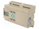 Programmable relay; IN: 12; OUT: 8; 24VDC; 24VAC