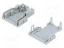 Plug housing; PIN: 15; unshielded; Locking: latch; for cable; 8÷9mm