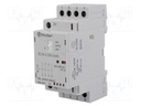 Relay: installation; monostable; NC x2 + NO x2; Ucoil: 230VAC