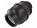 Splice terminal: clamping; Thread: G 1 1/2" external; 50mm; Plast