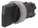 Switch: rotary; Stabl.pos: 3; 22mm; Pos: 3; Ø22mm; -25÷70°C