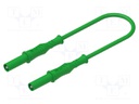 Test lead; 20A; banana plug 4mm,both sides; insulated; Len: 2m