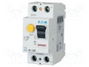 RCD breaker; Inom: 40A; Ires: 30mA; Max surge current: 500A; IP20