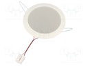 Loudspeaker; waterproof; 20W; 8Ω; Ø135x43mm; 75÷20000Hz; Ø: 135mm