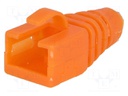 RJ45 plug boot; Colour: orange