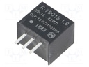 Converter: DC/DC; 15W; Uin: 18÷42V; Uout: 15VDC; Iout: 1A; SIP3; 2g